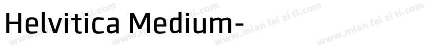 Helvitica Medium字体转换